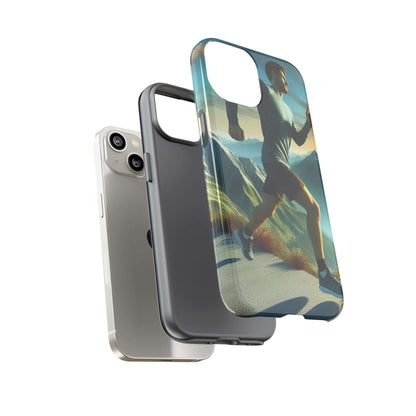 Mountain Runner - Tough Cases iPhone 15|14|13|12|11|Pro|Pro Max|Plus|Mini & Samsung Galaxy s24|s23|s22|s21|Plus|Ultra|Fe