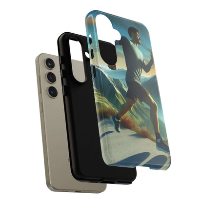 Mountain Runner - Tough Cases iPhone 15|14|13|12|11|Pro|Pro Max|Plus|Mini & Samsung Galaxy s24|s23|s22|s21|Plus|Ultra|Fe