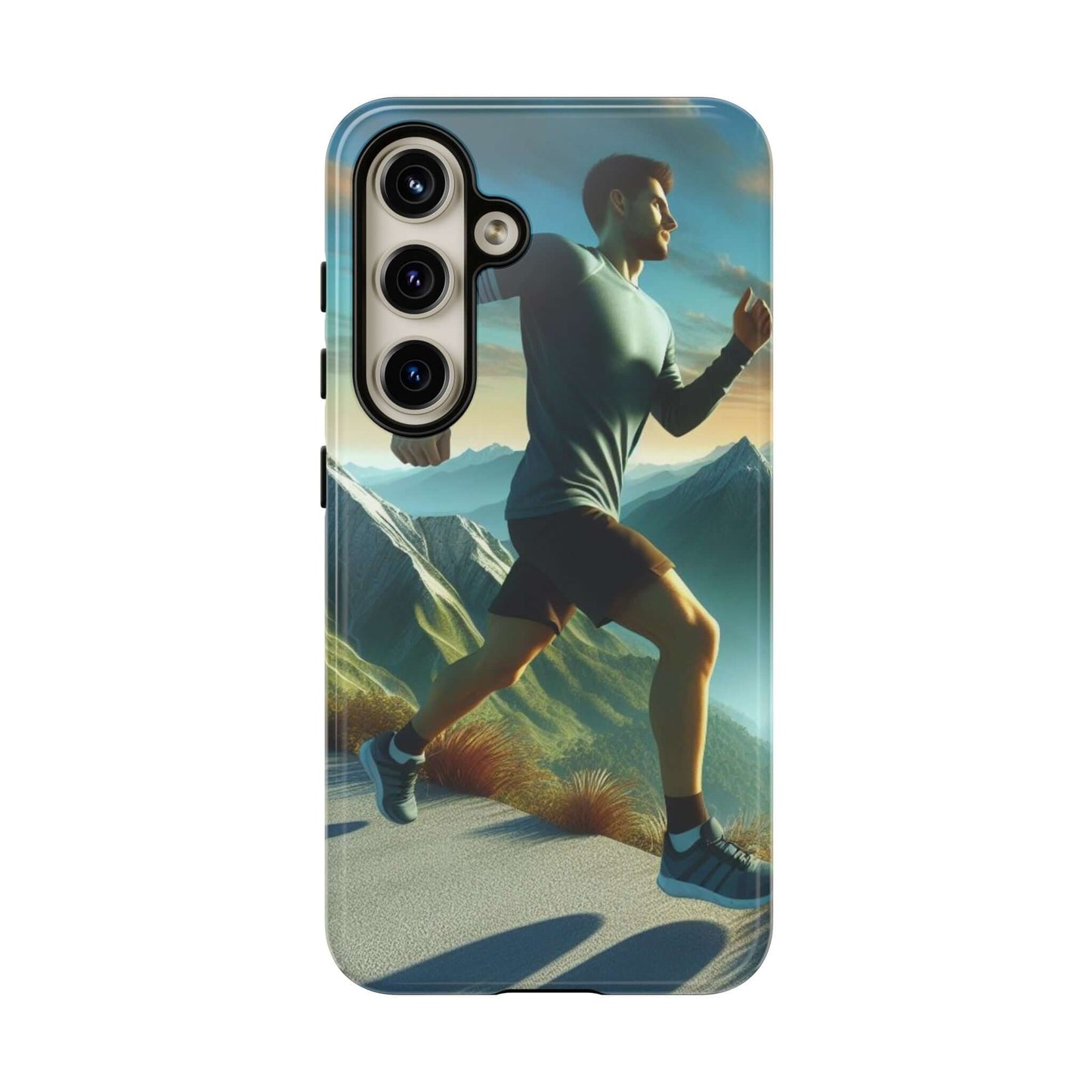 Mountain Runner - Tough Cases iPhone 15|14|13|12|11|Pro|Pro Max|Plus|Mini & Samsung Galaxy s24|s23|s22|s21|Plus|Ultra|Fe