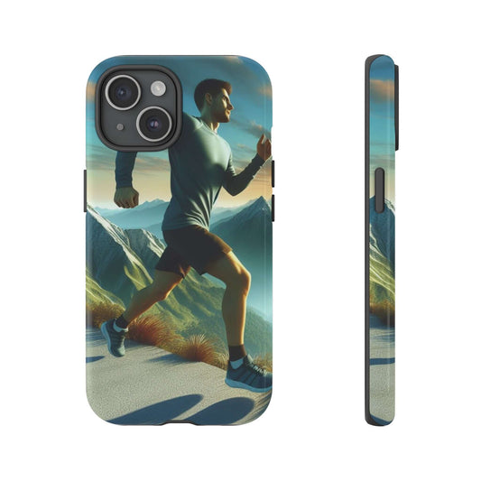 Mountain Runner - Tough Cases iPhone 15|14|13|12|11|Pro|Pro Max|Plus|Mini & Samsung Galaxy s24|s23|s22|s21|Plus|Ultra|Fe