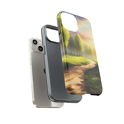 Tough Cases For iPhone 15|14|13|12|11|Pro|Pro Max|Plus|Mini & Samsung Galaxy s23|s22|s21|Plus|Ultra|Fe - Sun Sets, Time To Run