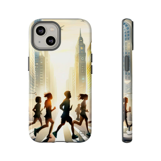 MagSafe Tough Phone Cases For iPhone 15,14,13, Pro, Plus, Pro Max, Mini - Bright And Early, I Run With The Dawn