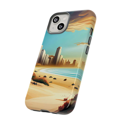 MagSafe Tough Phone Cases For iPhone 15,14,13, Pro, Plus, Pro Max, Mini - A Run On The Beach