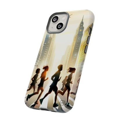 MagSafe Tough Phone Cases For iPhone 15,14,13, Pro, Plus, Pro Max, Mini - Bright And Early, I Run With The Dawn